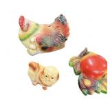 (3) Old Chalk Pieces