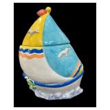 Sailboat Cookie Jar
