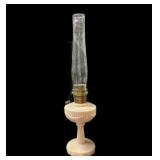 Peach Aladdin Lincoln Drape Oil Lamp