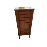 Oak Jewelry Armoire