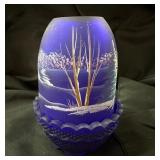 Fenton Hand Painted Fairy Lamp