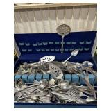 Silverware Box Full of Old Silverware