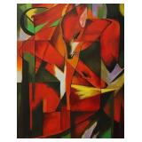 Foxes (1910)  Limited Editon Canvas By Franz Marc