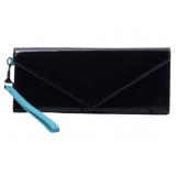 Marc Jacobs Black Patent Leather Long Wallet