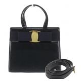 Ferragamo Vala Ribbon Handbag
