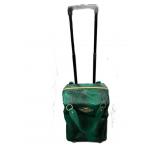 New IMAN Green Roll Around Suitcase