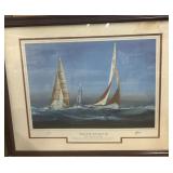 Pair 25 x 31 ï¿½ Prints Tim  Thompson Yachts of the
