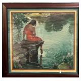 20.5 x 21 ï¿½  Lady wï¿½ Toe in Water