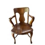 Beautiful Vintage Oak Arm Chair