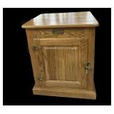 Oak Cabinet Icebox Style