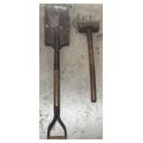 (2) PCS Estate Shovel And Sledgehammer