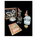 Pair Gnomes, Precious Moments. Ink Well & More