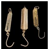 (3) Vintage Hanging Spring Scales