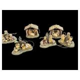 (6) Berta Hummel Bradford Exchange Ornaments