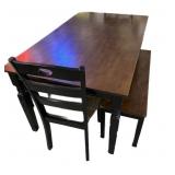 Estate Table wï¿½ 2 Benches & 2 chairs