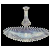 Fostoria Heirloom Opalescent Bon Bon Dish &