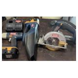 (4) PCS Estate Ryobi 18 Volt Combo Battery Tool