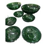 7 Pc Green Berry Bowl Set