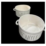 RAE DUNN SOUFFLï¿½ & SWEET CASSEROLE DISHES