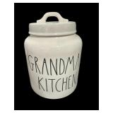 RAE DUNN GRANDMAï¿½s KITCHEN COOKIE JAR
