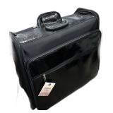 New Joy Mangano Black Roll Around Suitcase