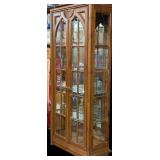 Beautiful Lighted Curio Cabinet