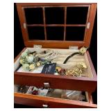 Jewelry Box & Jewelry (Mickey Watch)