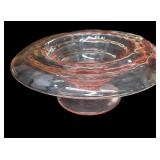 Vintage Pink Depression Compote