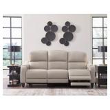 Ashley Mercomatic Power Recling Leather Sofa