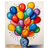 Balloons In Vase II Limited EDT Hand Signed Charis
