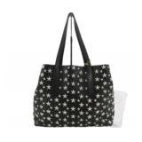 Jimmy Choo Leather Star-Studded Tote Bag