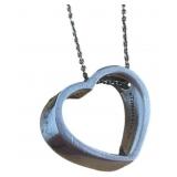 Tiffany & Co. Thick Open Heart Necklace