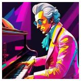 Mozart Rocks 2 Hand Signed by Charis