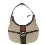 Gucci Sherry Line Canvas Handbag