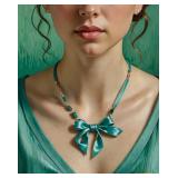 Girl in Ribbon Necklace by Van Gogh Limited