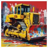 Earth Mover Limited Edition Hand Signed by Charis