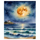 Beachfront Harvest Moon LT EDT Canvas Van Gogh LTD