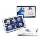 2004 US Mint 50 State Quarters Proof Set