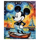 Sailing With Steamboat Willie Canvas Van Gogh LTD