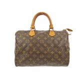 LOUIS VUITTON Monogram Speedy 25 Handbag