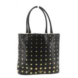 Prada Leather Studded Mini Tote