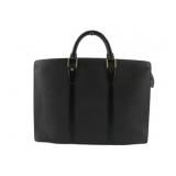 Louis Vuitton Black Leather Business Bag