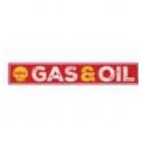 Street Shell Gas & Oil Die Cut Sign