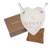 Gucci Silver Heart Necklace