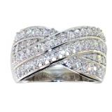 Brilliant 1.25 ct Diamond Designer Ring