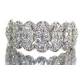 14kt Gold Brilliant 1.00 ct Diamond Designer Ring