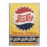 Pepsi Corrugated Tin Sign