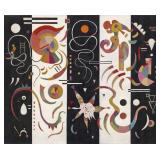 WASILLY KANDINSKY Limited EDT Striped Art Print
