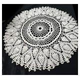 Lot Deal Doilies & Apron