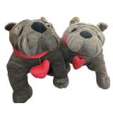 Pair Stuffed Pugs